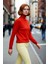 Kadın Oversize Balıkçı Yaka Basic Triko Kazak Kışlık Soğuk Havalar Için Ideal Şıklık ve Rahatlık 1