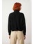 Kadın Basic Oversize Düşük Uzun Kollu Crop Fermuarlı Dik Yaka Triko Kazak Kışlık Rahat Stiller 2