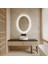 Oval LED Işıklı Duvar Aynası – Modern Minimal Banyo Aynası 1