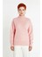 Kadın Oversize Düşük Kol Dik Yaka Uzun Triko Kazak Basic Modern Rahat Kış Günlük Şıklığı Sunar 2