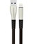 Sepetim Konfulon S89 Metal Uçlu Lightning Kablo Iphone Uyumlu 1m 2.4A - Siyah 1
