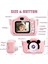 Çocuk Dijital Fotoğraf Makinası 20 Mp Video Kaydedici 2.0 Inç Çift Kameralı ( Lisinya ) 2