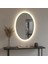 Oval Halo LED Işıklı Ayna – Modern Minimal Banyo ve Duvar Aynası 1