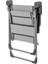 Katlanabilir Piknik ve Kamp Sandalyesi - Bardaklıklı - Rock - Kül Gri (A-14)- 140KG Taşıma 5