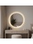 Luna Halo LED Işıklı Yuvarlak Ayna – Modern Lüks Duvar ve Banyo Aynası 1