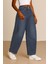 Kadın Yüksek Bel Baggy Skater Jean 1