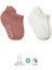 2'li Sneakers Kaymaz Colours Penye Çorap BS20104 Ekru Pudra 1