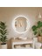 Geometrik Kesimli Dairesel LED Işıklı Ayna – Modern Banyo & Duvar Aynası 5