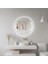 Geometrik Kesimli Dairesel LED Işıklı Ayna – Modern Banyo & Duvar Aynası 6