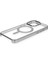 Newface iPhone 15 Pro Max Kılıf Erozi Magsafe Kapak - Gümüş 4