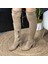 Süet Uzun Boy Bej Çizme M4501 1