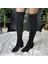 Siyah Süet Uzun Boy Çizme M4500 2