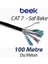 Cat7 100 Metre - Saf Bakır S/ftp AWG23 Pe Dış Mekan Data Kablosu Siyah 1