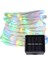 Solar Güneş Enerjili 10 Metre Neon Şerit Rgb Işık Flexible Dış Mekan Su Geçirmez Bahçe Aydınlatması 5