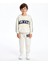 Lcw Kids Ekru Bisiklet Yaka Baskılı Erkek Çocuk Sweatshirt 2