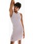 All-Day Ribbed Dress Iki Renkli Yumuşak Rib Kumaşlı Kadın Elbise 3