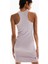 All-Day Ribbed Dress Iki Renkli Yumuşak Rib Kumaşlı Kadın Elbise 4