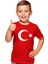 Ay Yıldız Tasarımlı %100 Pamuk Premium Baskı Kalitesine Sahip Terletmeyen Nefes Alan Kırmızı T-Shirt 1