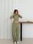 Balıkçı Yaka Örme Takım Mint ST265865 4