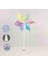 6 Kanatlı Rüzgar Gülü,makaron Pastel Renkli Bahçe Dekorasyonu,bahçe Oyuncağı 40 cm 3