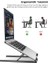 Saiji X2 Taşıma Çantalı Alüminyum Notebook Laptop Standı Gümüş 2