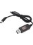 5V-12V USB To Dc 5.5x2.5mm Kablo 12V 1A 1