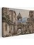 -Premier Kanvas Serileri- Eski Hollanda Şehir Manzarası Duvar TABLOSU-1222 1