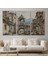 -Premier Kanvas Serileri- Eski Hollanda Şehir Manzarası Duvar TABLOSU-1222 3