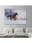 -Premier Kanvas Serileri- Karda Koşan At Dekoratif Kanvas Tablo 1133 2
