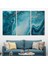 -Premier Kanvas Serileri- Soyut Okyanus Derinlikleri Duvar TABLOSU-1218 3