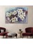 -Premier Kanvas Serileri- Beyaz Erik Çiçekleri Duvar TABLOSU-1234 2
