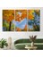 -Premier Kanvas Serileri- Sarı Yapraklı Sonbahar Manzarası Duvar TABLOSU-1236 3
