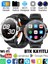 Watch Pg 4g Lte Yuvarlak Akıllı Saat 64GB Sım Kartlı Kameralı Wifi Çocuk Huawei Iphone Uyumlu 8 9 10 1