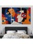 -Premier Kanvas Serileri- Picasso Tarzı Soyut Insan Yüzleri Kanvas Duvar TABLOSU-1195 3
