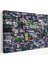 -Premier Kanvas Serileri- Kalabalık Şehir Manzarası Duvar TABLOSU-1228 1