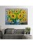 -Premier Kanvas Serileri- Vazodaki Ayçiçekleri Duvar TABLOSU-1237 2