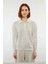 Kadın Oversize Triko Polo Yaka Saç Örgü Düşük Kollu Rahat Kışlık Basic Stil Kazak Kaliteli 1