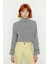 Kadın Oversize Super Crop Balıkçı Yaka Kışlık Triko Kazak Uzun Kollu Rahat ve Şık Stil Kaliteli 1