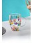 Çift Camlı Cidarlı Kulplu Bardak 150ML Çiçek Dekorlu Isıya Dayanıklı Bardak 2
