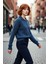 Kadın Oversize Triko Polo Yaka Saç Örgü Düşük Kollu Rahat Kışlık Basic Stil Kazak Kaliteli 3