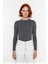 Kadın Uzun Kollu Basic Fitted Bisiklet Yaka Triko Kazak Ilkbahar Sonbahar Günlerine Şıklık Katıyor 2