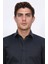 Slim Fit Non-Iron Twıll Siyah Gömlek 4