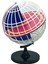 Dünya Enlem Boylam Paralel Meridyen Modeli Eğitim Için 32 cm Çapında 1