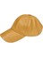 Unisex Arkası Cırtlı Ayarlanabilir Deri Kep Şapka Hardal 3