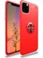 Newface iPhone 11 Pro Kılıf Range Yüzüklü Silikon - Kırmızı 1