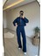 Kadın Fermuarlı Oversize Sweat ve Yüksek Bel Eşofman Takımı NM018 5