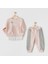 Ballerina 2li Bebe Takım Pink Grey 1