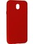 Newface Samsung Galaxy J7 Pro / J730 Kılıf Nano Içi Kadife Silikon - Kırmızı 3