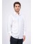 Slim Fit Italyan Yaka Non-Iron Twıll Beyaz Gömlek 1