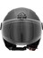 Jet Brezza Metalik Kask Gri 4
